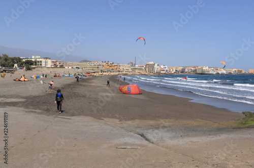 Kitesurfing in El Medano, Tenerife