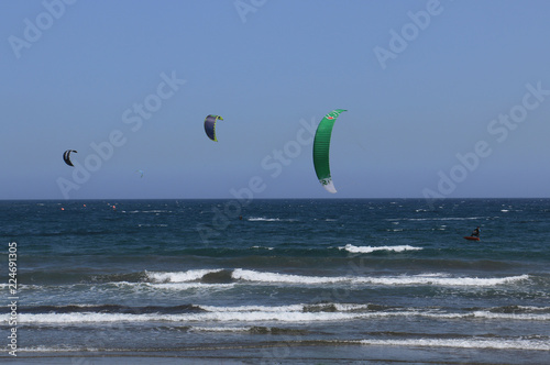 Kitesurfing in El Medano, Tenerife