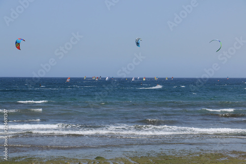 Kitesurfing in El Medano, Tenerife
