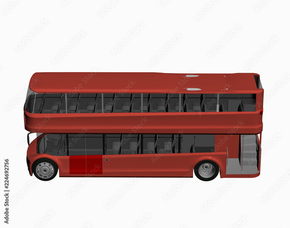 Roter Doppeldecker Bus