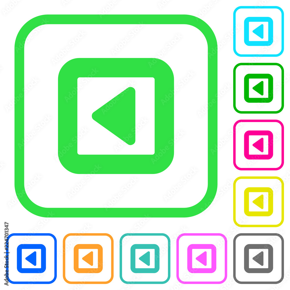 Toggle left vivid colored flat icons Toggle left vivid colored flat icons