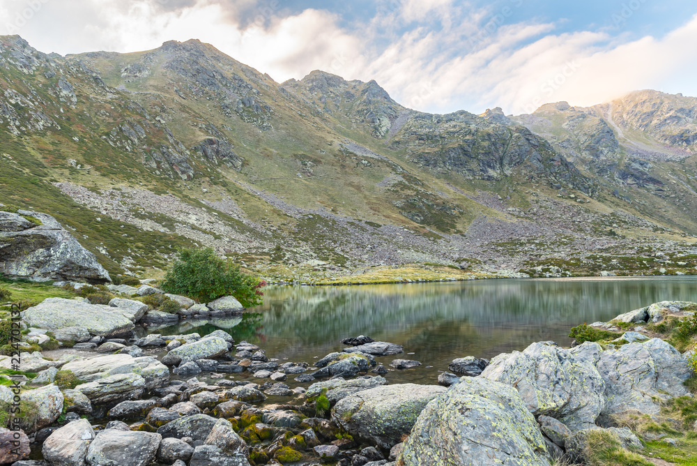 Tristaina high mountain lakes in Pyrenees. Andorra Tristaina high mountain lakes in Pyrenees. Andorra