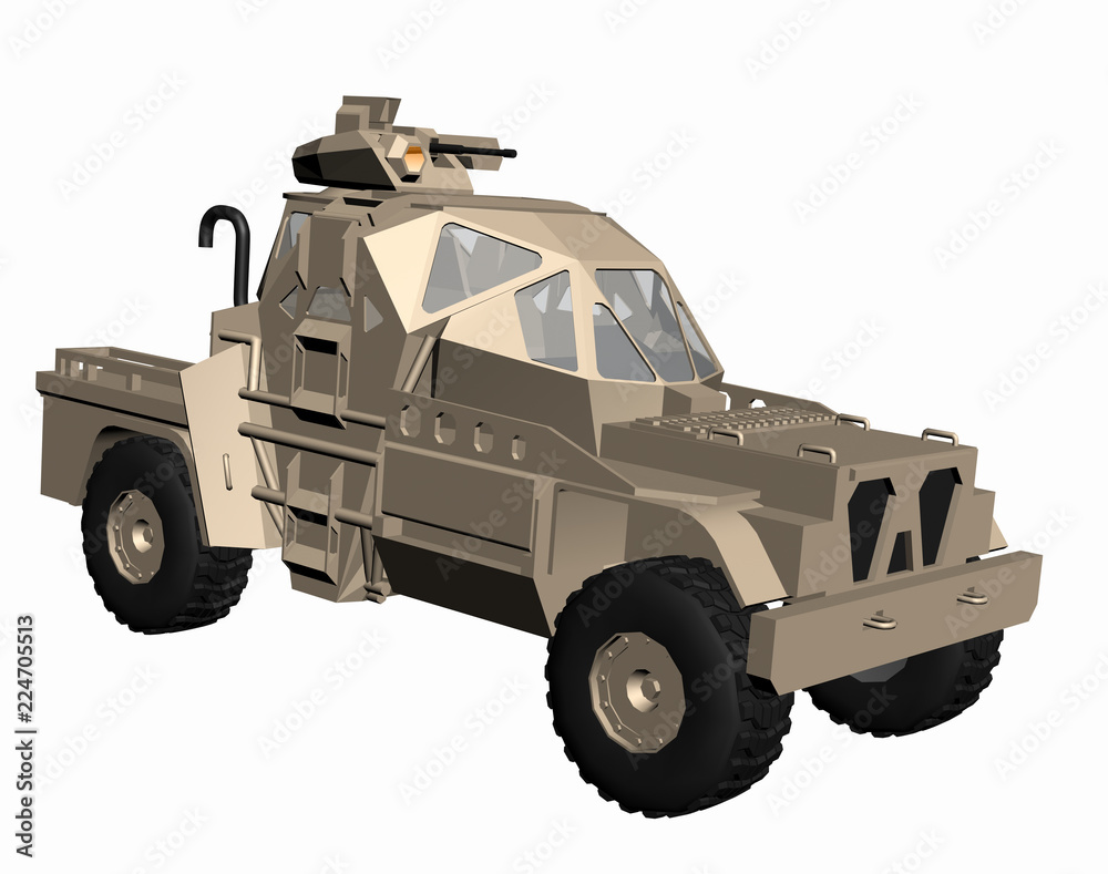 Militärisches gepanzertes Fahrzeug