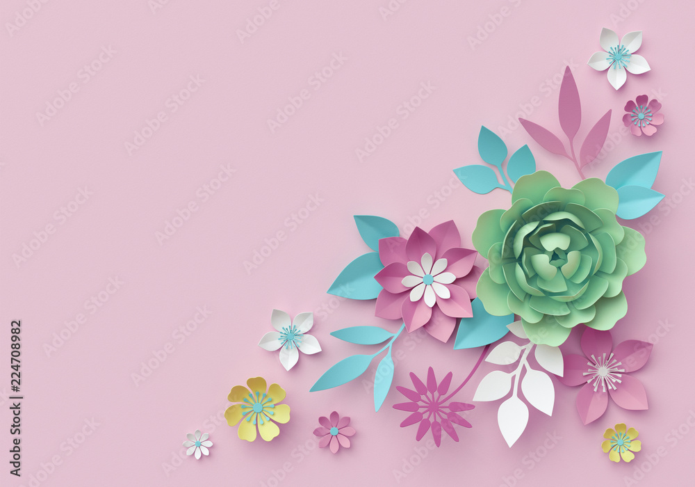 Paper Flower Background Design Best Flower Site