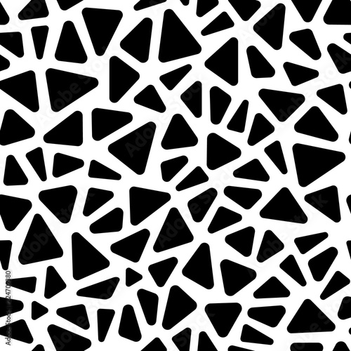 Black and white triangle sh...