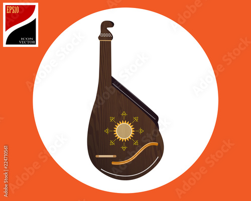 bandura Ukrainian instrument