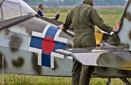 German fighter plane from World War II