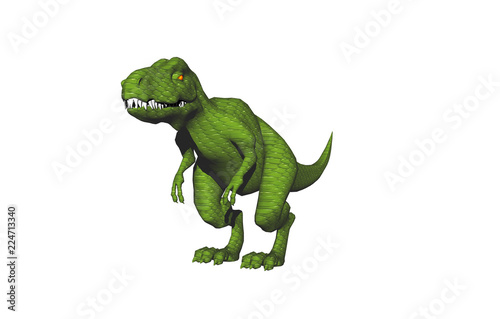 Gr  ner Tyrannosaurus Dinosaurier
