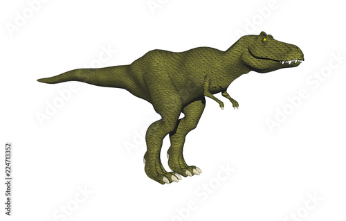 Gr  ner Tyrannosaurus Dinosaurier
