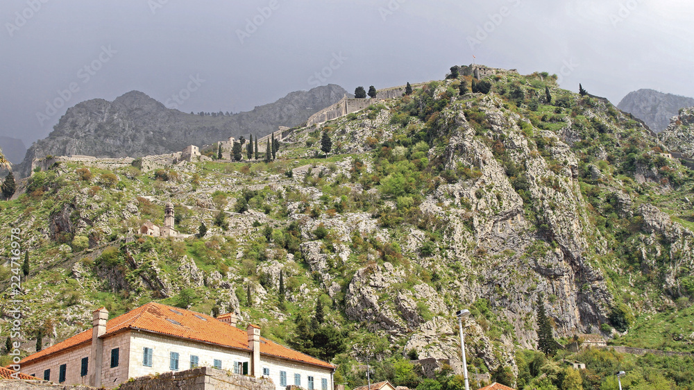 Kotor Fortification in Montenegro