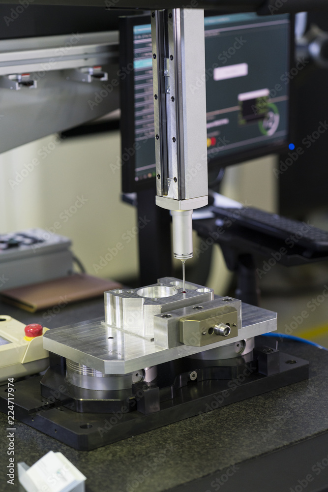 CMM measuring prob with 3 axis inspection.