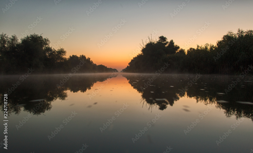 Danube Delta sunrise