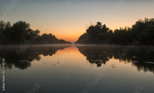 Fototapeta Naklejka Na Ścianę i Meble -  Danube Delta sunrise