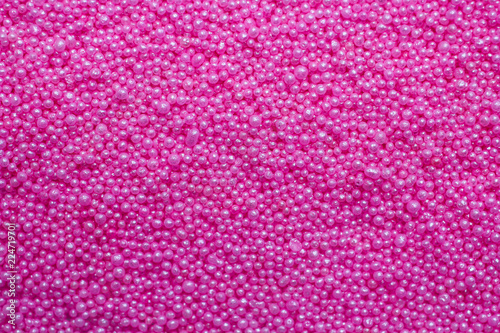 Background Pink Beads, Background Sequin. Pink beads Factories, glitter surfactant.