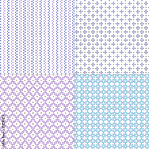small blue purple vector geometric patterns