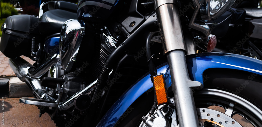 Obraz premium Motorcycle. The king of the road.