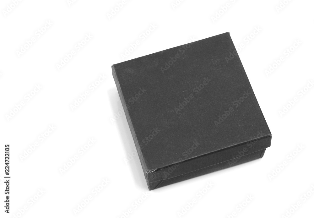 black empty box on white background. black empty box on white background.