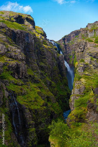 Gylmur  Iceland s second highest waterfall