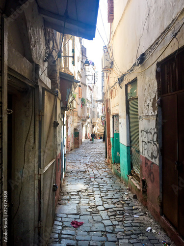 Casbah Of Algiers. Streets of the old town.