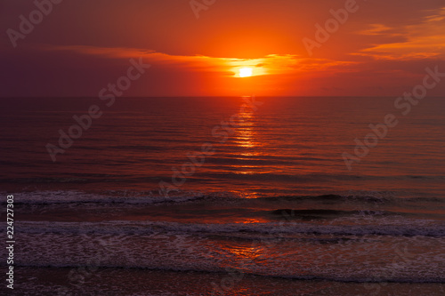 sunrise over ocean