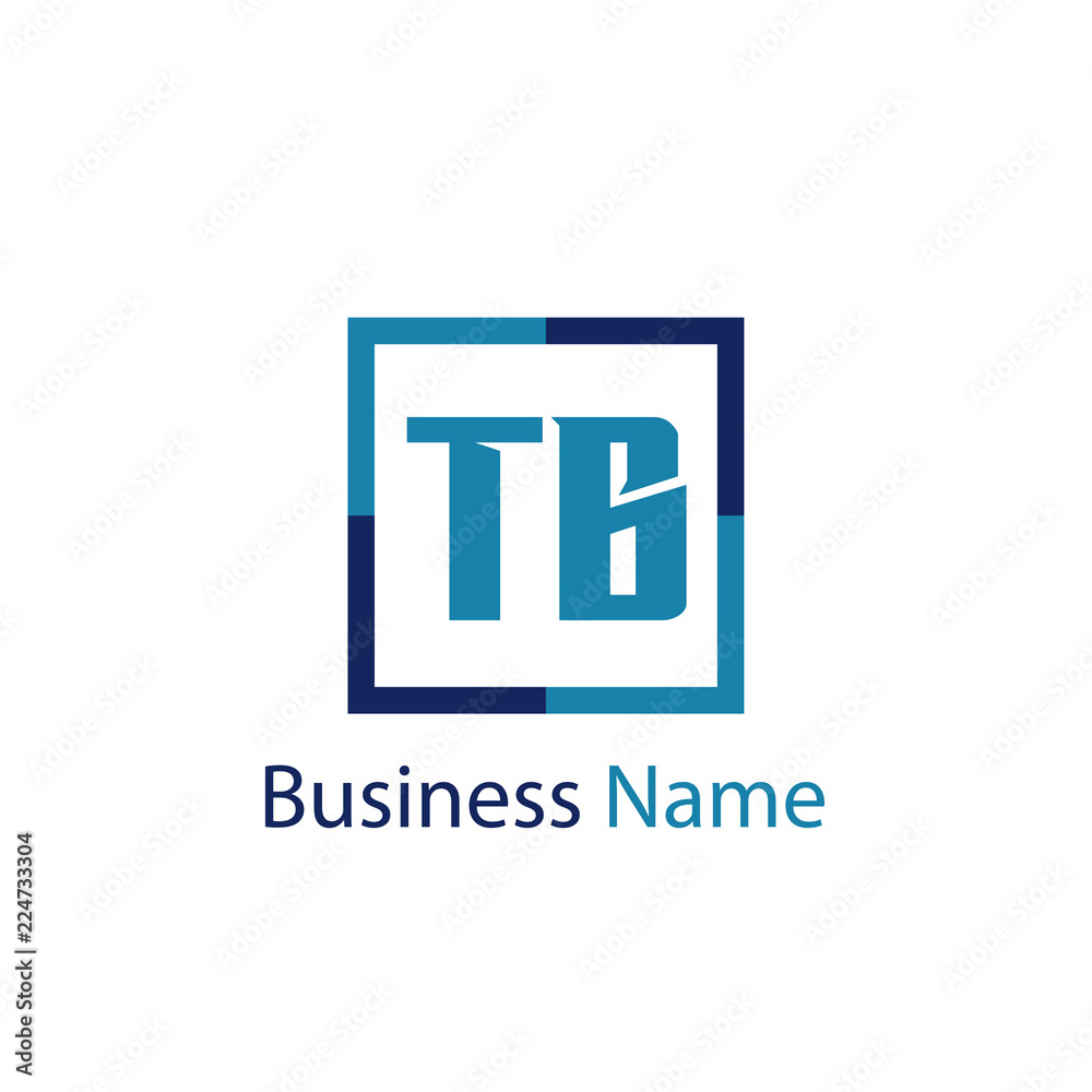 Initial Letter TB Logo Template Design Initial Letter TB Logo Template Design