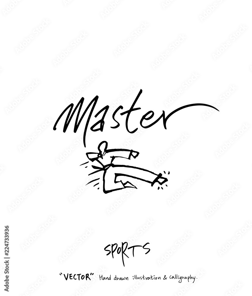 스포츠 포스터 / 손으로 그린 스포츠 그림 스포츠 포스터 / 손으로 그린 스포츠 그림
