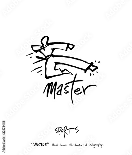 스포츠 포스터 / 손으로 그린 스포츠 그림