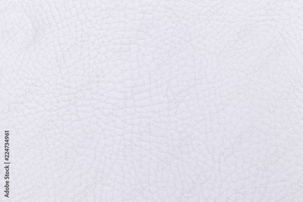 Obraz premium White matte leather background from a textile material. Fabric with natural texture. Backdrop.