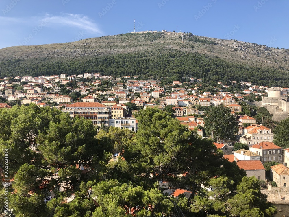 Obraz premium view of dubrovnik croatia