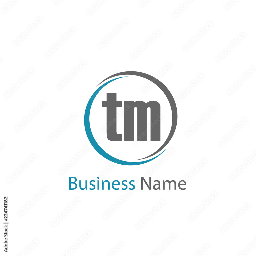 Initial Letter TM Logo Template Design Initial Letter TM Logo Template Design