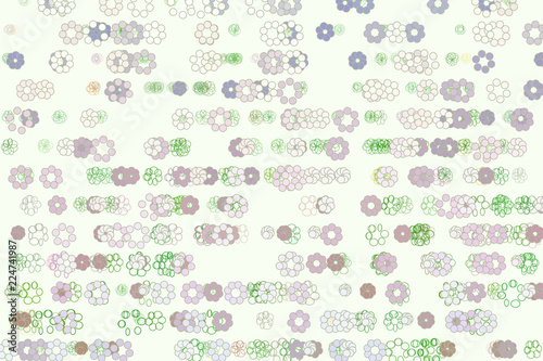 Circles or ellipses, abstract geometric background pattern. Bubbles, drawing, creative & details.