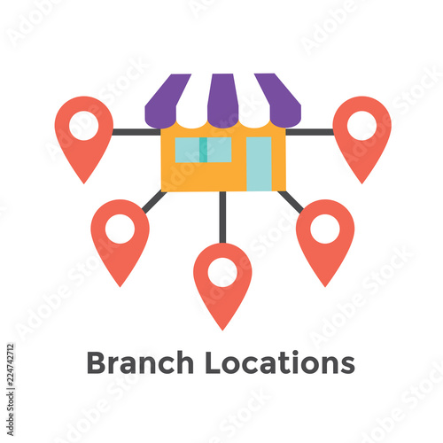Franchise Icon Set with Home Office, corporate Headquarters and Franchisee Icon Images
