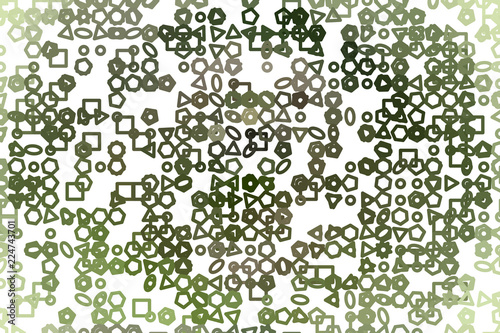 Illustrations of line or shape. Graphic, canvas, vector & color.