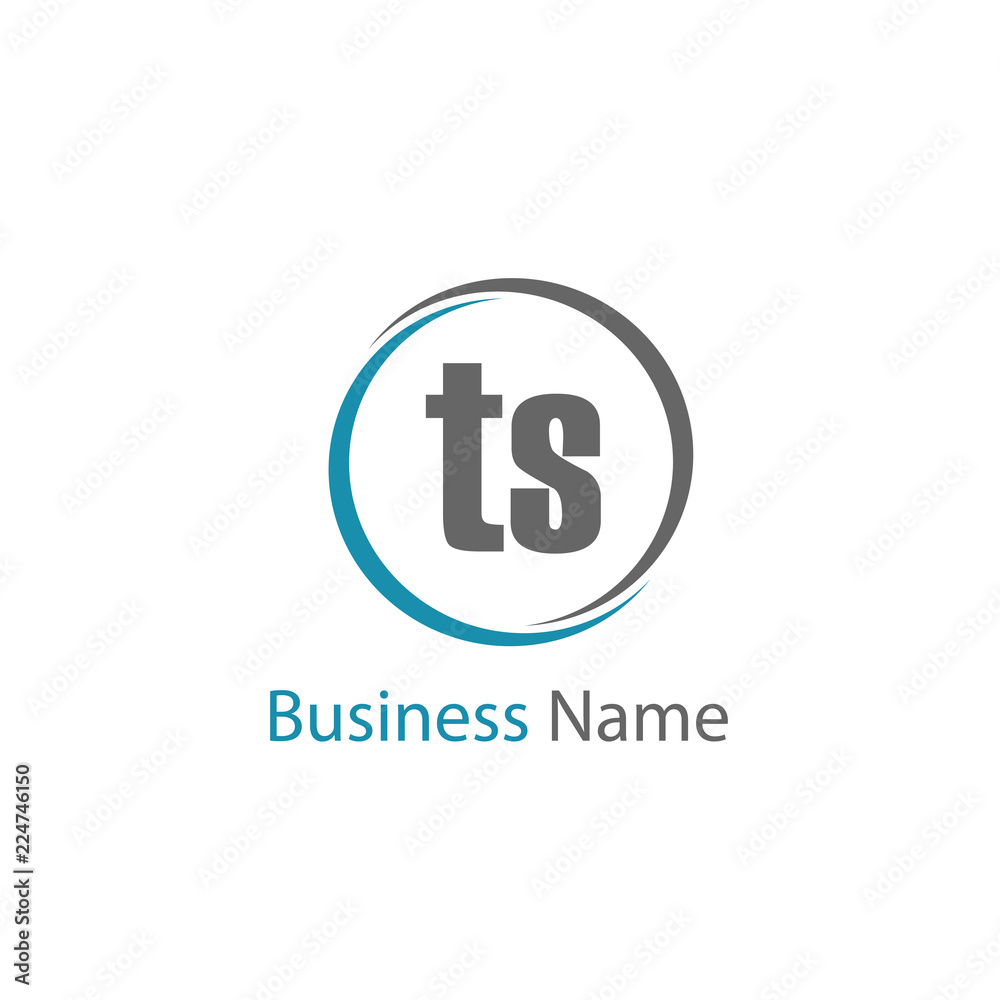 Initial Letter TS Logo Template Design Initial Letter TS Logo Template Design