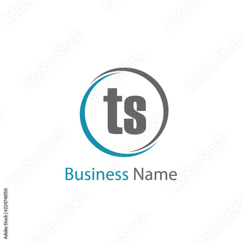 Initial Letter TS Logo Template Design Free Download Initial Letter TS Logo Template Design - GFXLoad