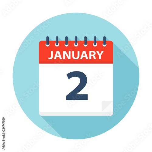 January 2 - Calendar Icon