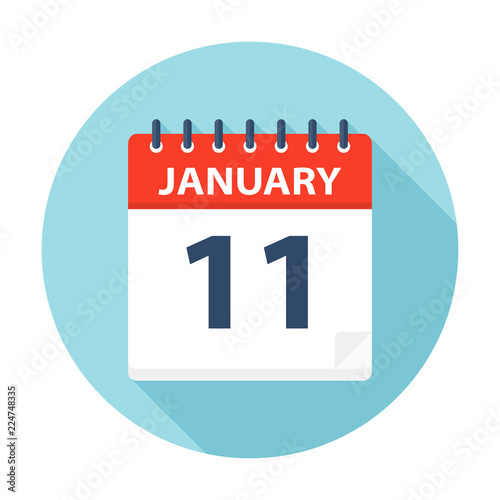 January 11 - Calendar Icon