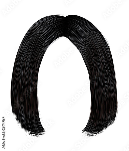  trendy hairs brunette black colors . kare parting . beauty fashion