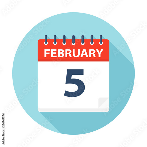 February 5 - Calendar Icon