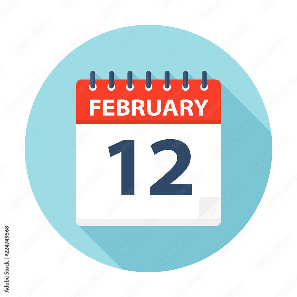 February 12 - Calendar Icon February 12 - Calendar Icon