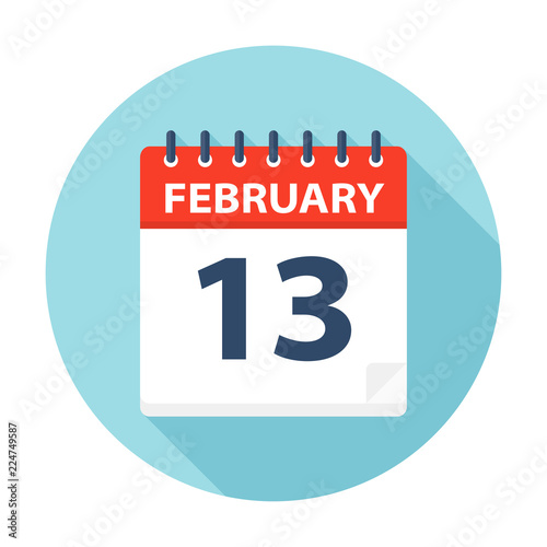 February 13 - Calendar Icon