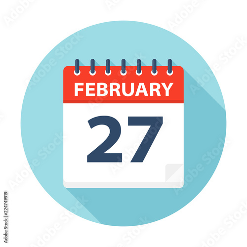 February 27 - Calendar Icon
