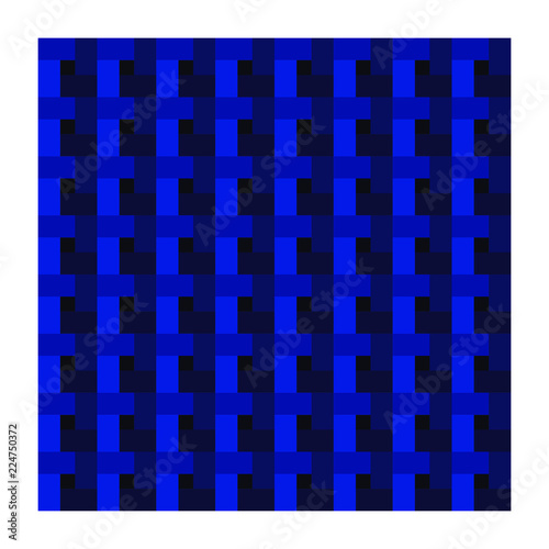 Blu concetto sfondo astratto colorato decorazione ornamento mattonella mosaico pixel stampa tessile