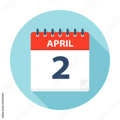 April 2 - Calendar Icon