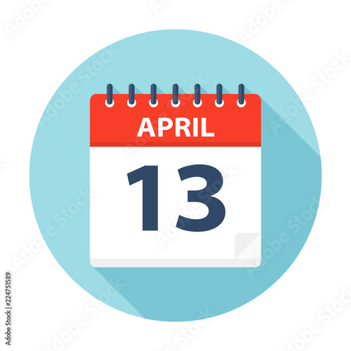 April 13 - Calendar Icon