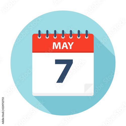 May 7 - Calendar Icon
