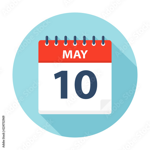 May 10 - Calendar Icon