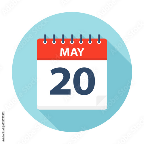 May 20 - Calendar Icon