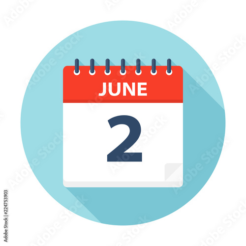 June 2 - Calendar Icon
