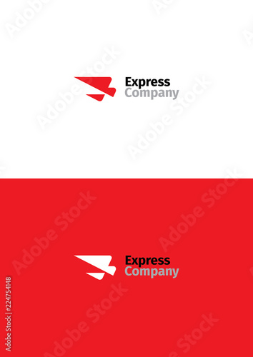 Bird express company logo teamplate.